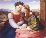 Friedrich overbeck Italia and Germania china oil painting reproduction